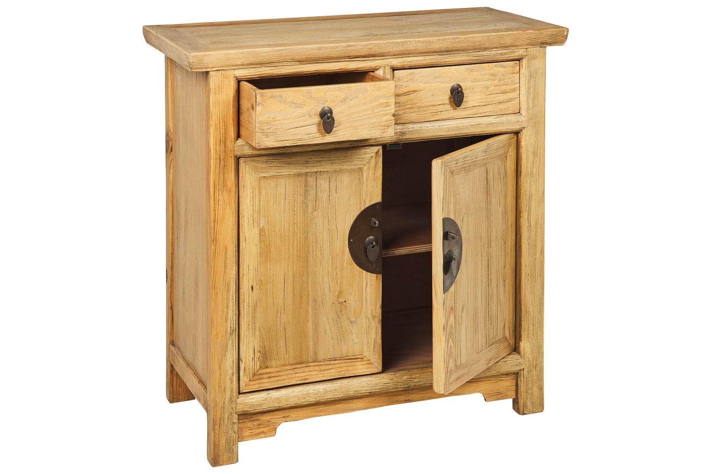 Ningbo - Mobiletto 2 Sportelli 2 Cassetti Naturale