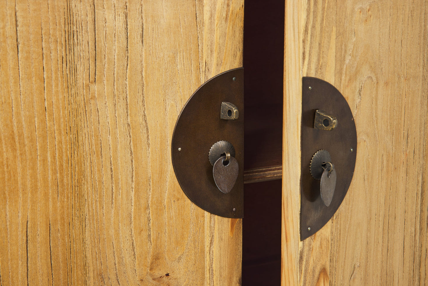 Ningbo - Mobiletto 2 Sportelli 2 Cassetti Naturale