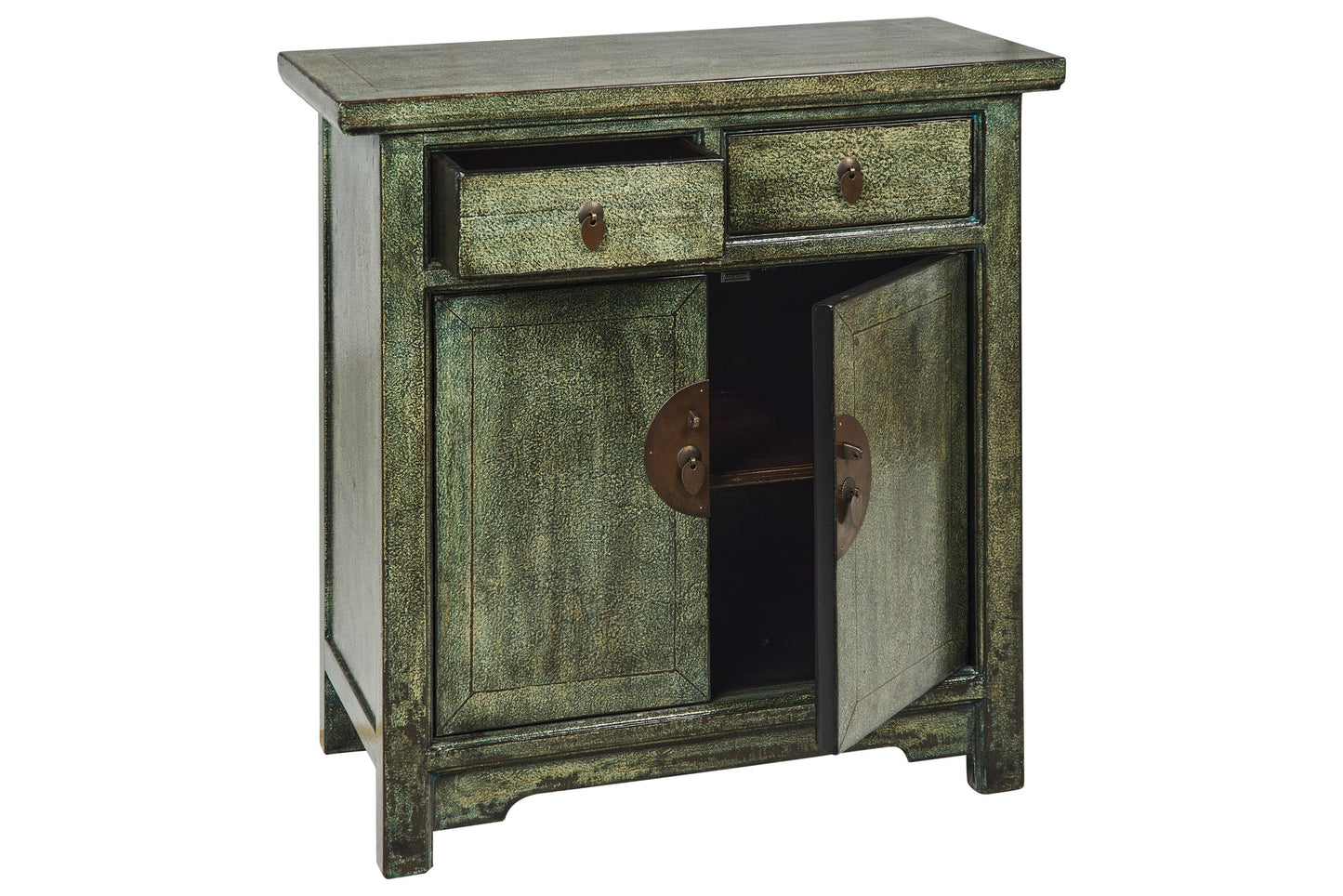 Ningbo - Mobiletto 2 Sportelli 2 Cassetti Petrolio