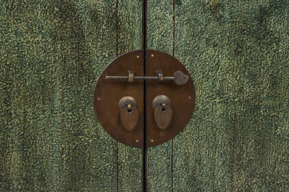 Ningbo - Mobiletto 2 Sportelli 2 Cassetti Petrolio