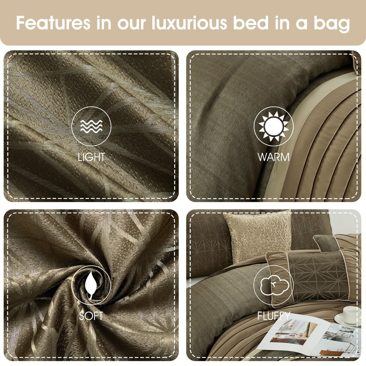 Set di piumoni geometrici Nanshing Bryan da 7 pezzi