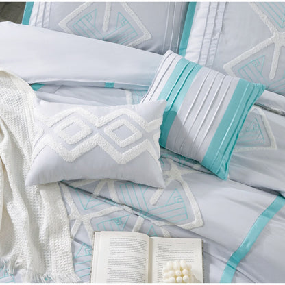 Nanshing Corina Set copripiumino in spugna ricamato da 7 pezzi