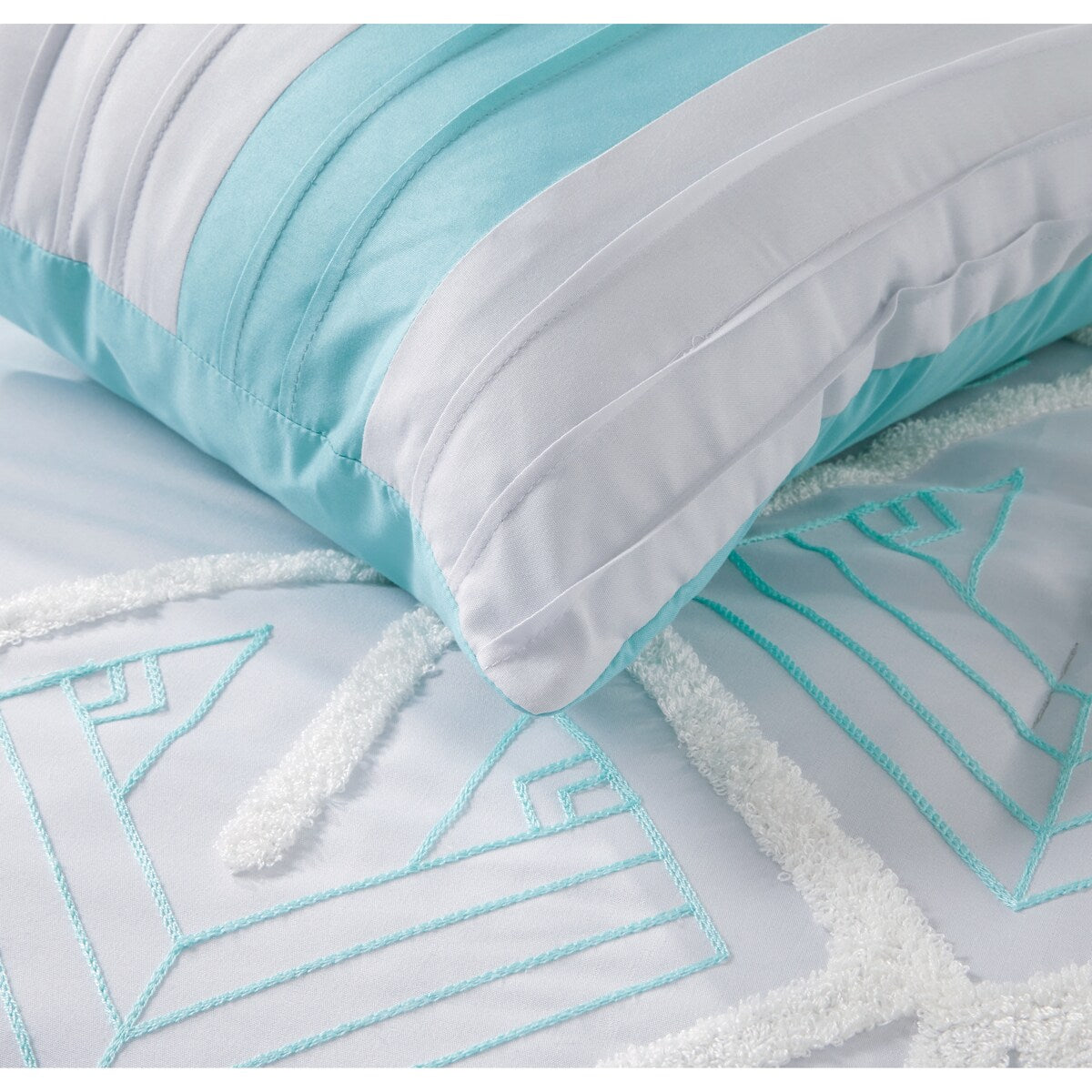 Nanshing Corina Set copripiumino in spugna ricamato da 7 pezzi