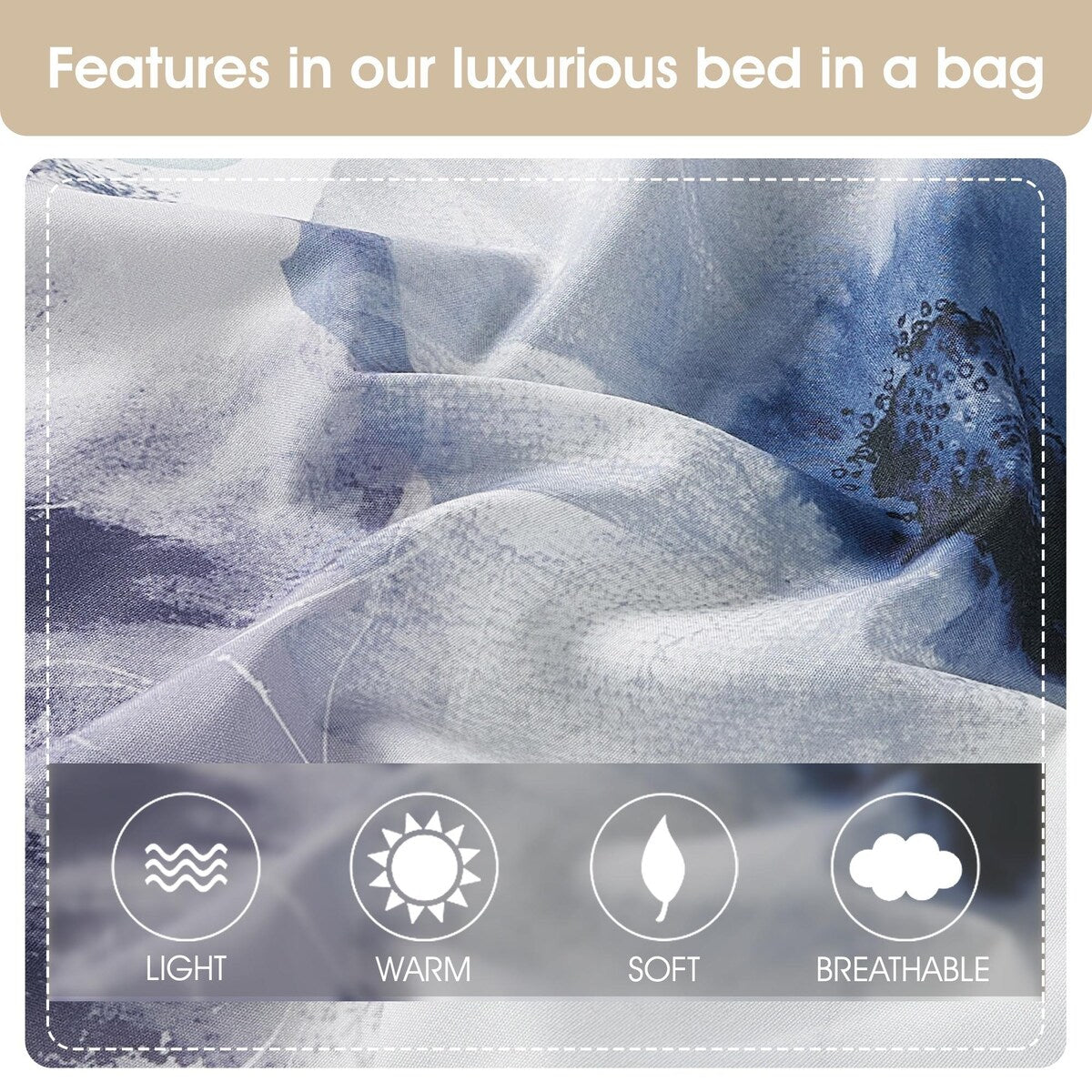 Set copripiumino floreale Nanshing Leela da 7 pezzi