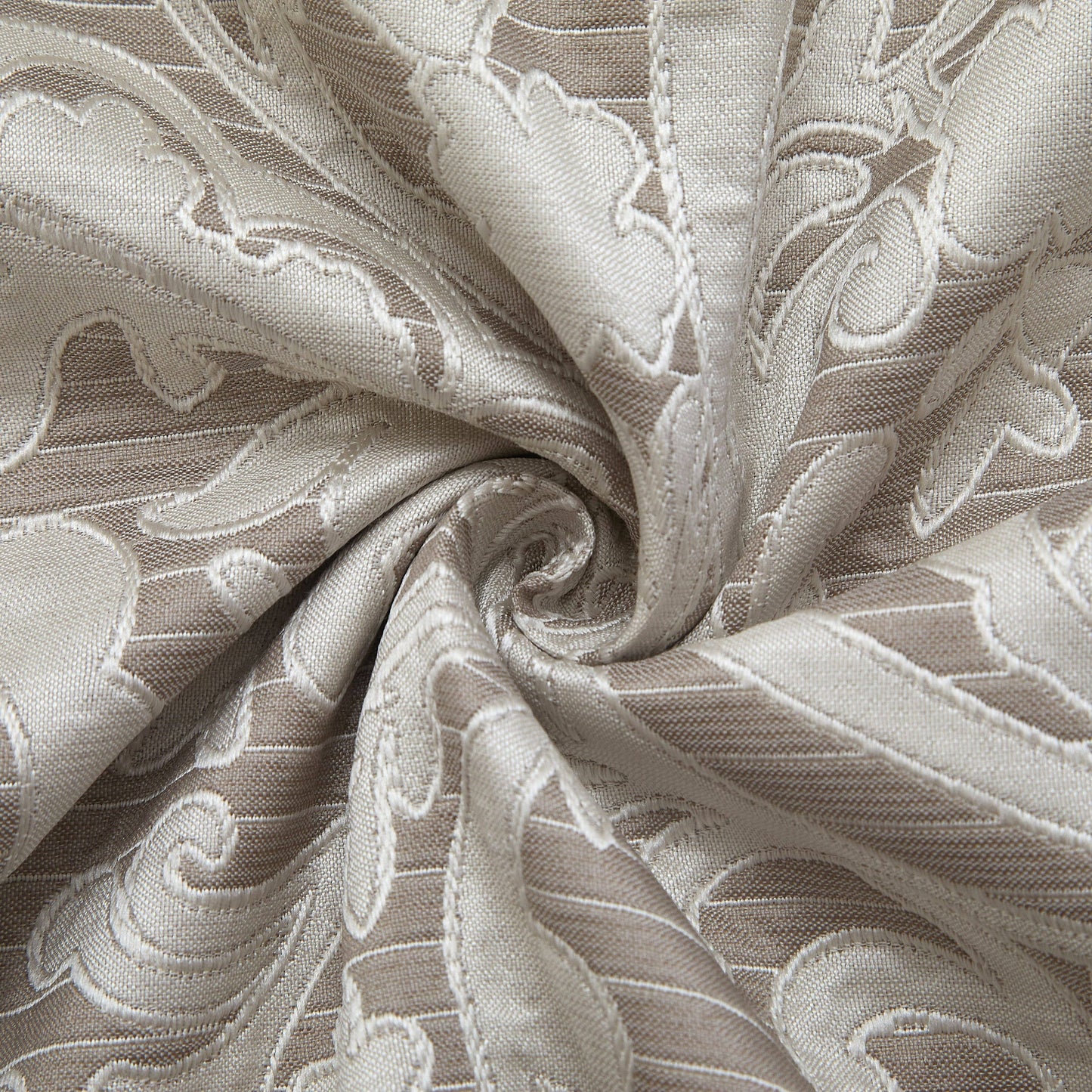 Set copripiumino damascato jacquard Nanshing Salem da 7 pezzi