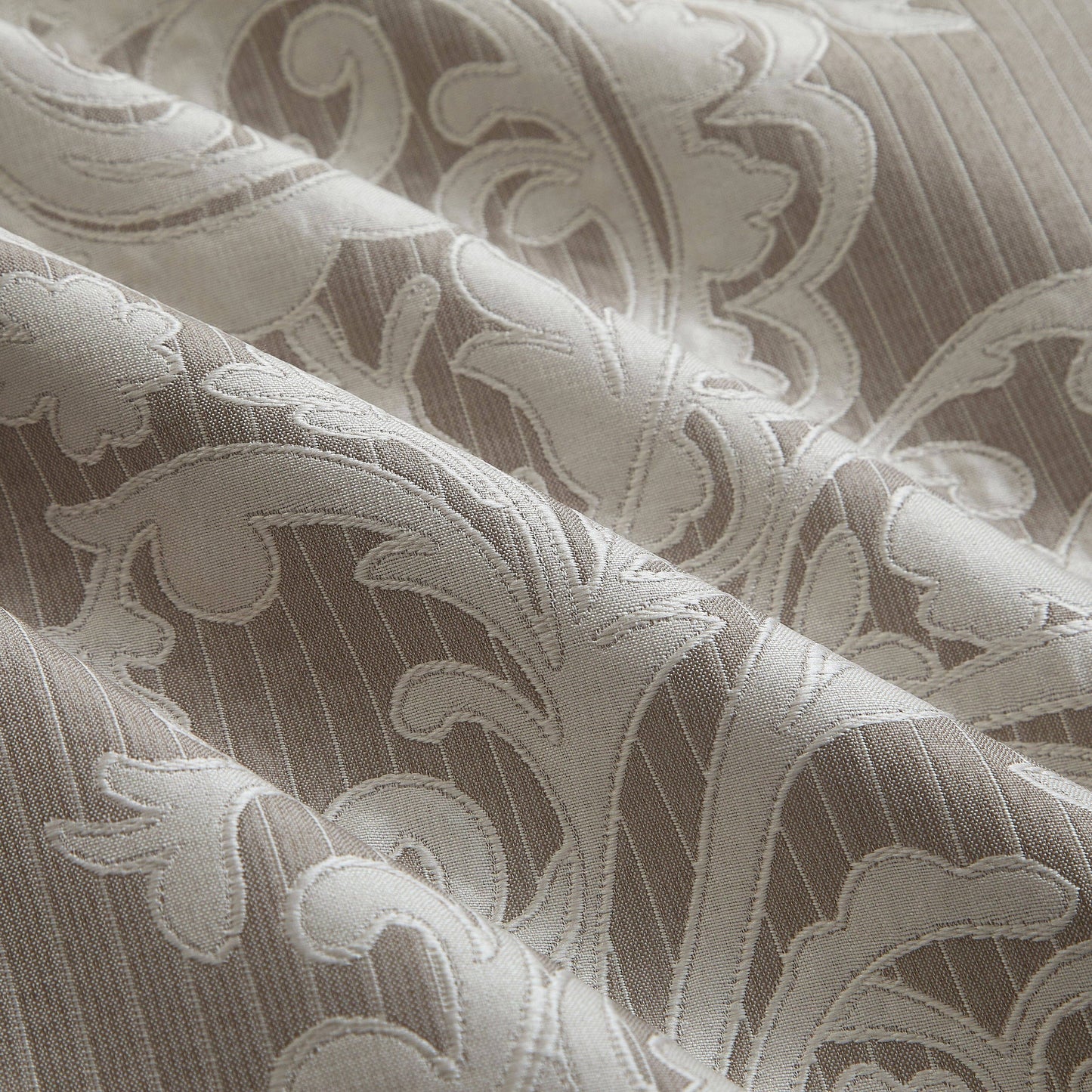 Set copripiumino damascato jacquard Nanshing Salem da 7 pezzi