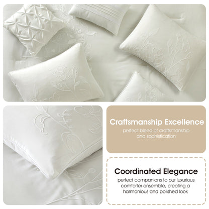 Set copripiumino floreale e botanico Nanshing Taylor da 7 pezzi