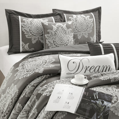 Nanshing Tiana Set copripiumino damascato tradizionale da 7 pezzi