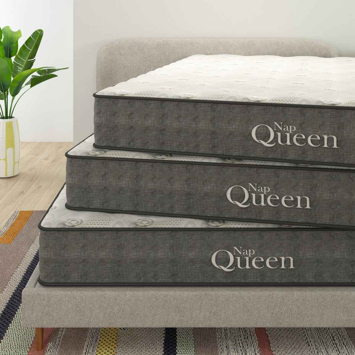 Materasso ibrido Nap Queen Victoria Cool Gel, Twin-XL..