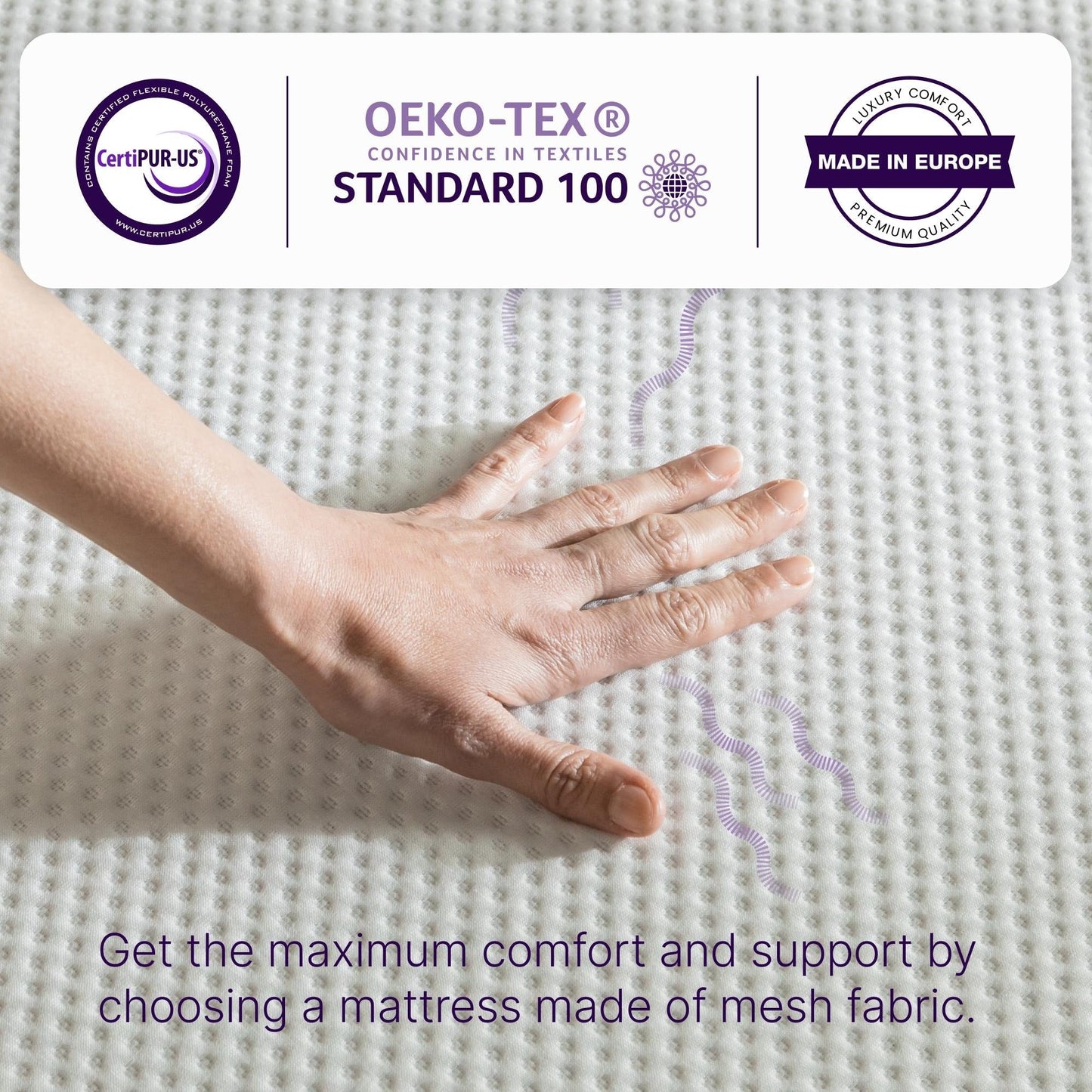 Materasso in memory foam al carbone di bambù NapQueen 10