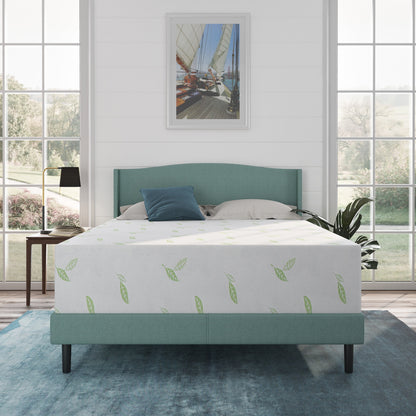 Materasso in memory foam NapQueen Anula 12 al tè verde, letto in scatola