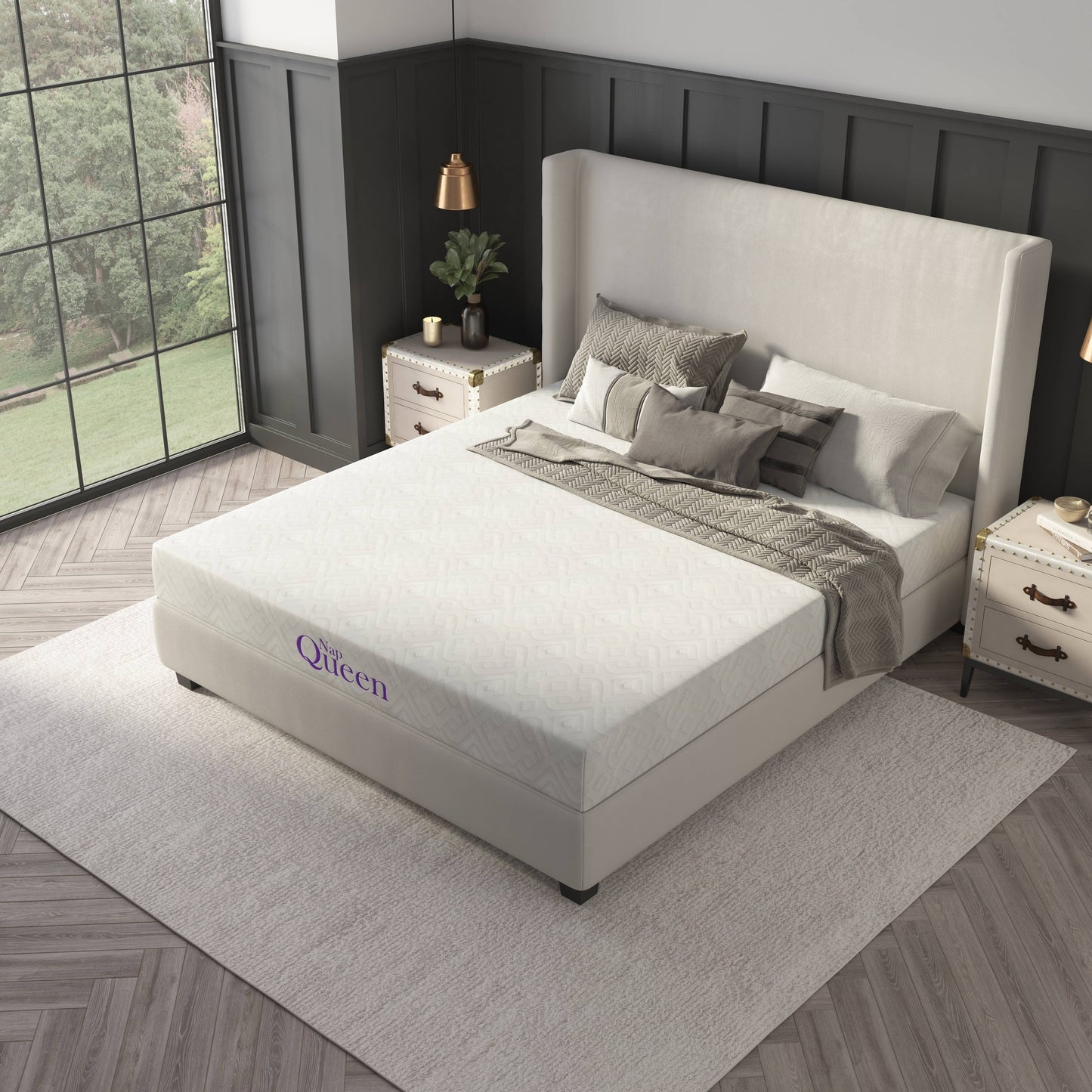 Materasso in memory foam con gel rinfrescante NapQueen Elizabeth 8
