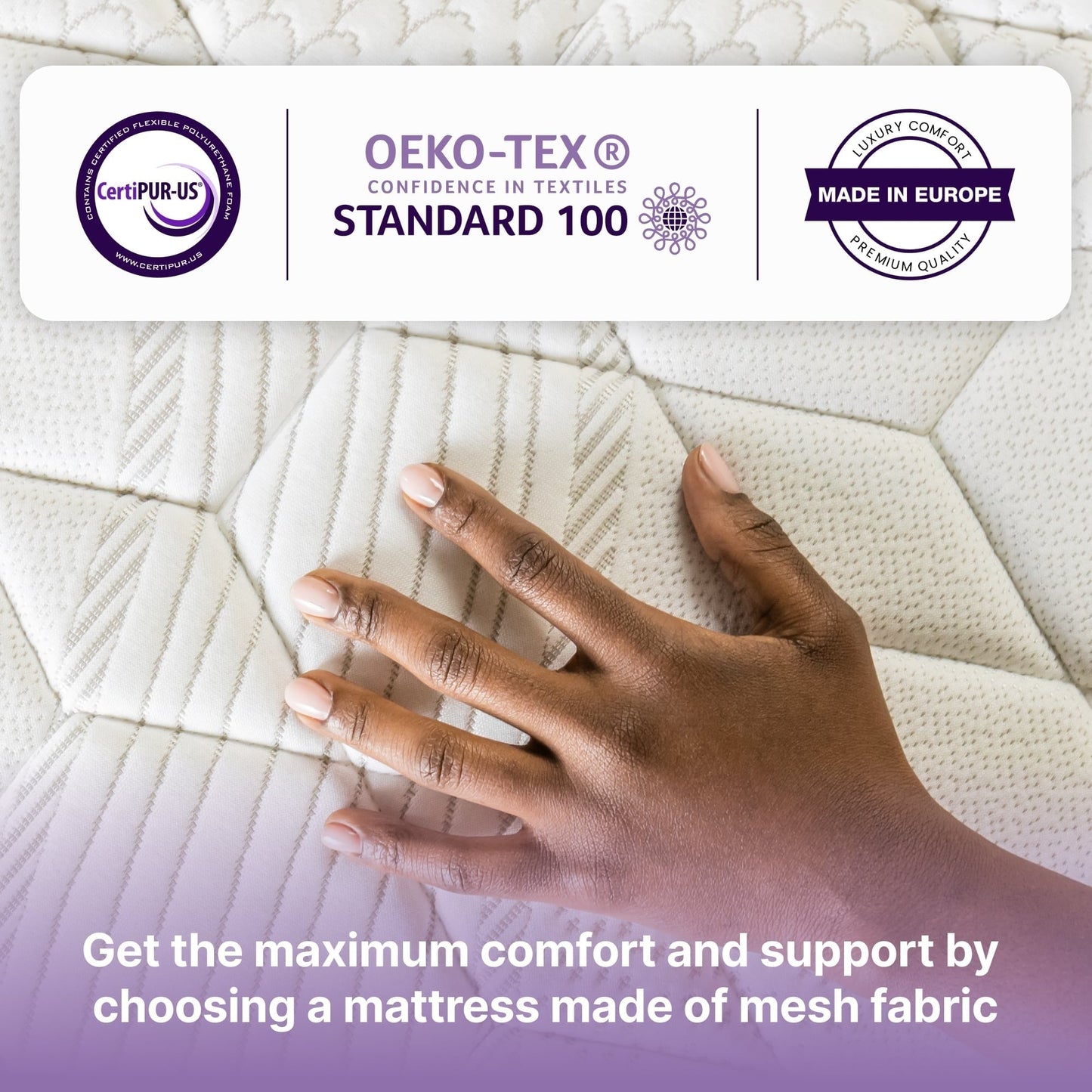 Materasso ibrido NapQueen Victoria 10 Cooling Gel