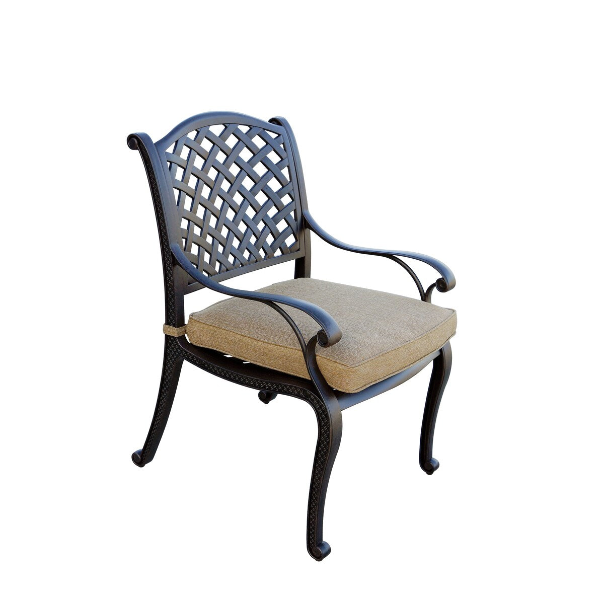 Set da pranzo per patio Nassau da 11 pezzi (con 2 sedie a dondolo girevoli) e tavolo da pranzo rettangolare estensibile da 42 x 92 / 42 x 120''