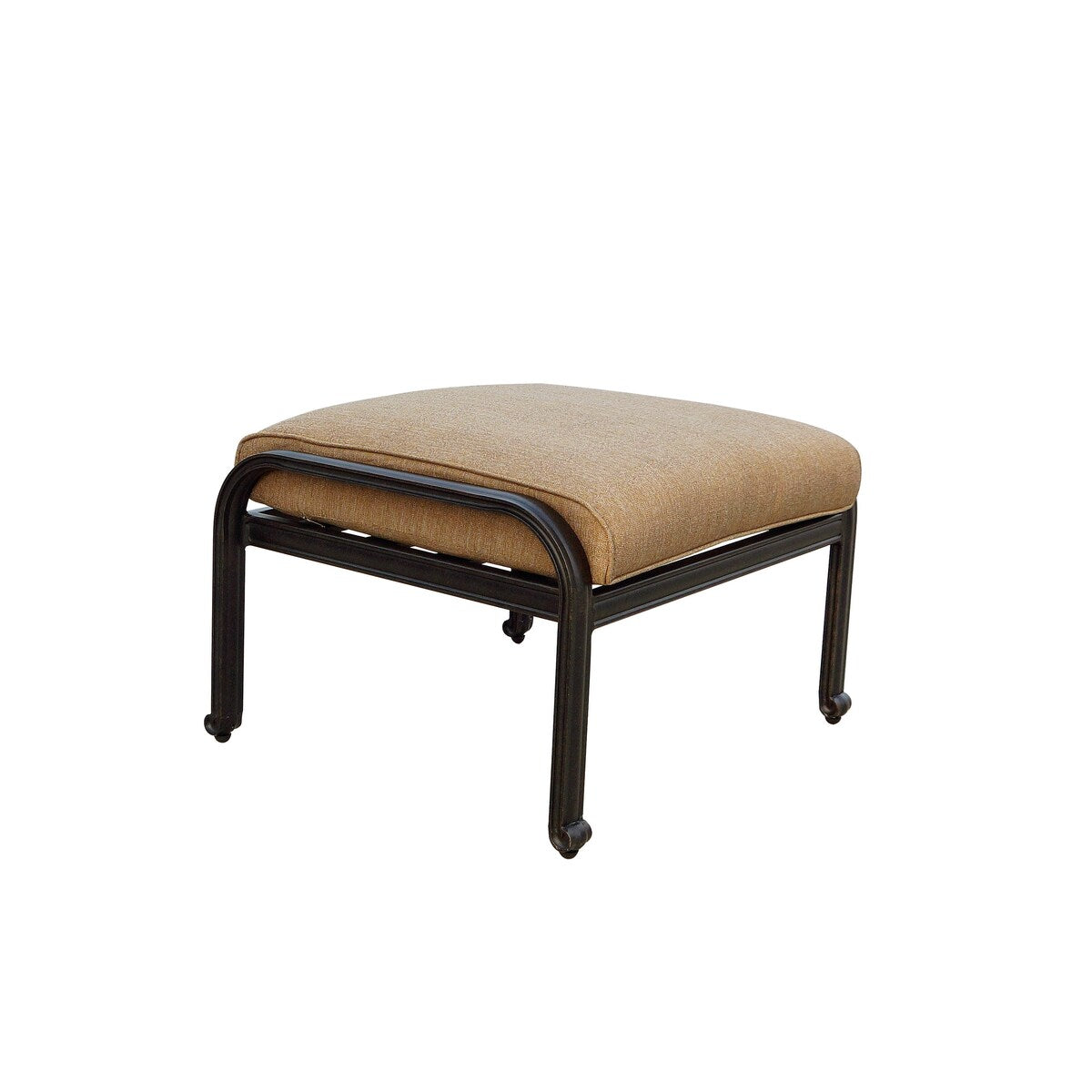 Set di 5 posti a sedere profondi per braciere a propano da patio Nassau con cuscini e tavolo da conversazione per braciere rotondo da 47'' e vetro per fuoco