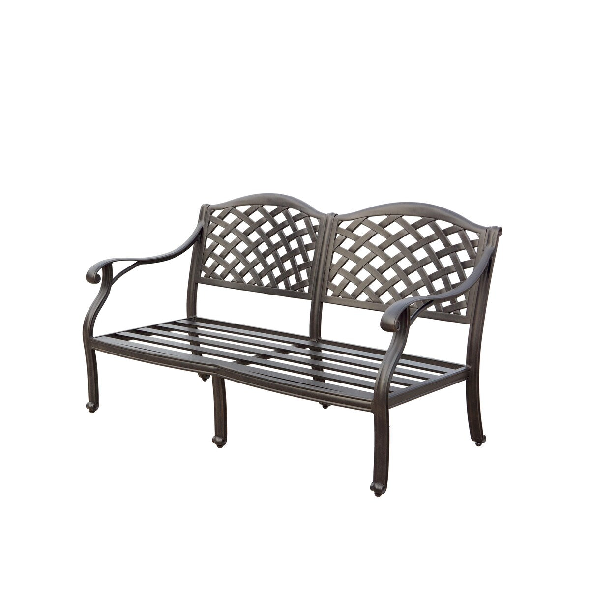 Set di 5 posti a sedere profondi per braciere a propano da patio Nassau con cuscini e tavolo da conversazione per braciere rotondo da 47'' e vetro per fuoco