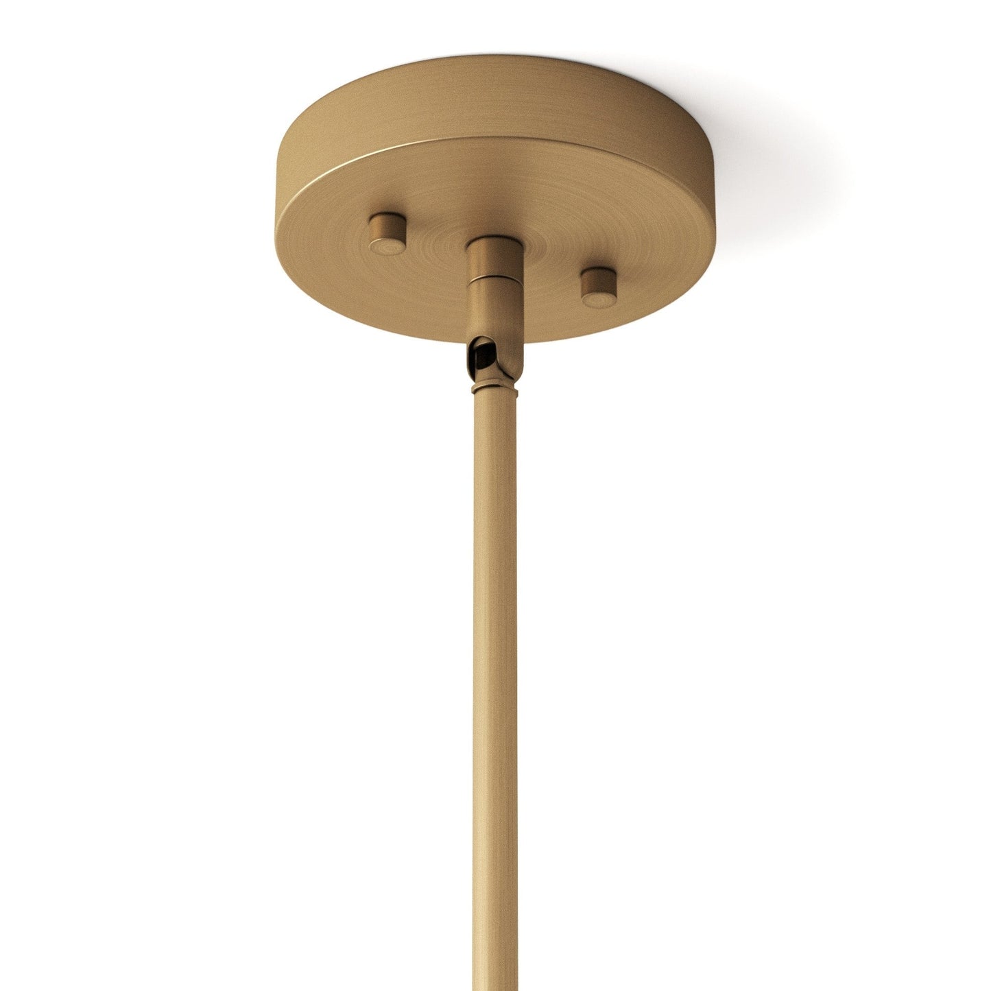 Lampada a sospensione in vetro Nathan James Vincent, lampada a sospensione con stelo regolabile e paralume trasparente