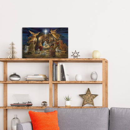 Natività - Tela Premium Gallery Wrapped - Pronta da appendere