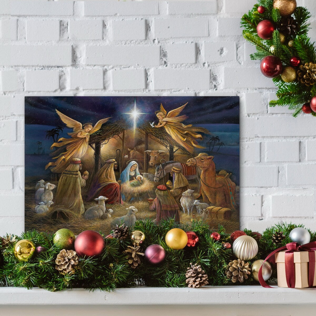 Natività - Tela Premium Gallery Wrapped - Pronta da appendere