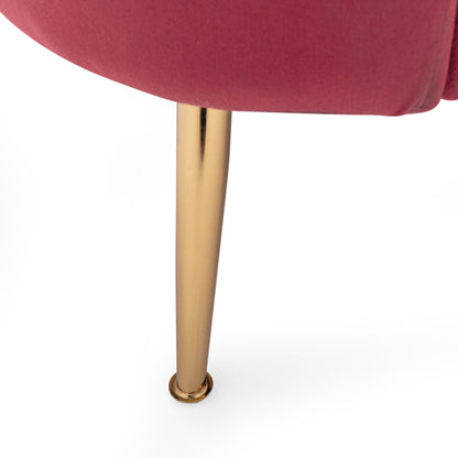 Divano a 3 posti in velluto naturale 76.25 con cuciture a canale e gambe in metallo per soggiorno