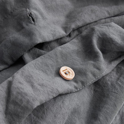 Set copripiumino matrimoniale Natural Loft Solid