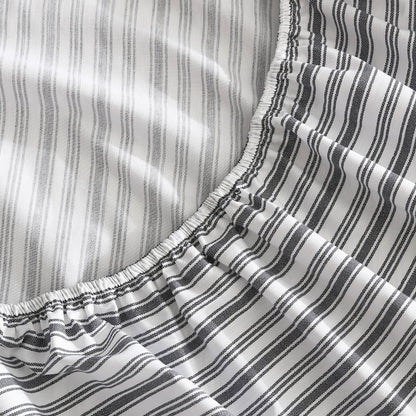 Lenzuolo con angoli completamente elastico in percalle di cotone Nautica