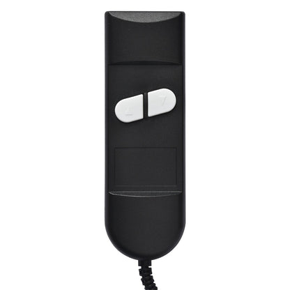 Poltrona reclinabile elettrica blu navy per anziani con angoli regolabili, tasca laterale e telecomando