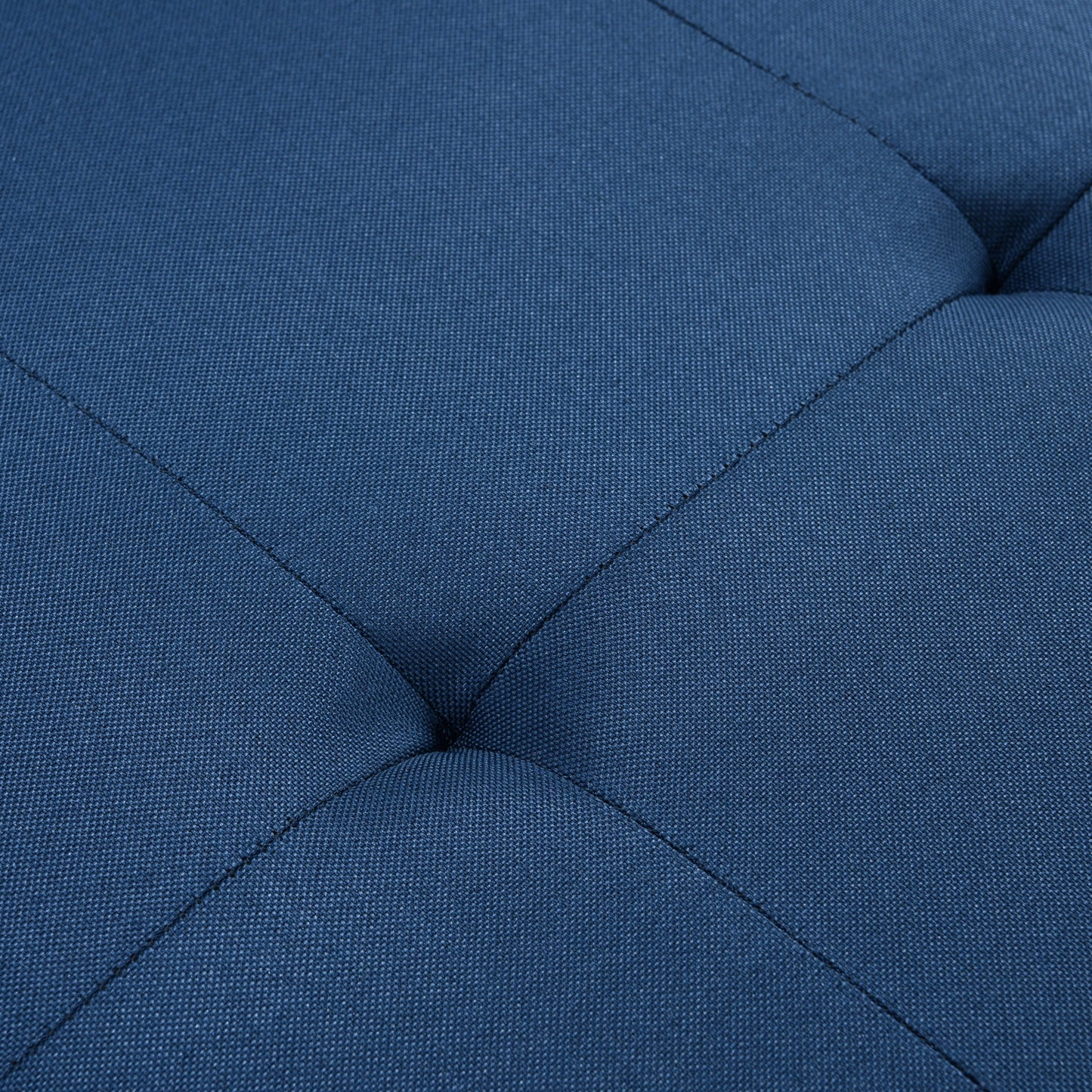 Divano letto singolo convertibile 3 in 1 moderno blu navy da 27,5 pollici con schienale regolabile e cuscino per soggiorno