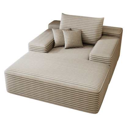 Divano letto imbottito oversize Nebula, divani letto imbottiti Cloud per una lettura e un relax confortevoli