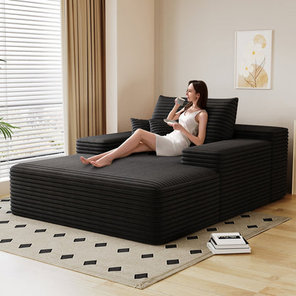 Divano letto imbottito oversize Nebula, divani letto imbottiti Cloud per una lettura e un relax confortevoli