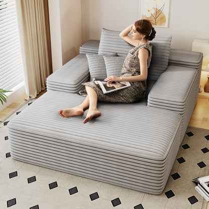Divano letto imbottito oversize Nebula, divani letto imbottiti Cloud per una lettura e un relax confortevoli