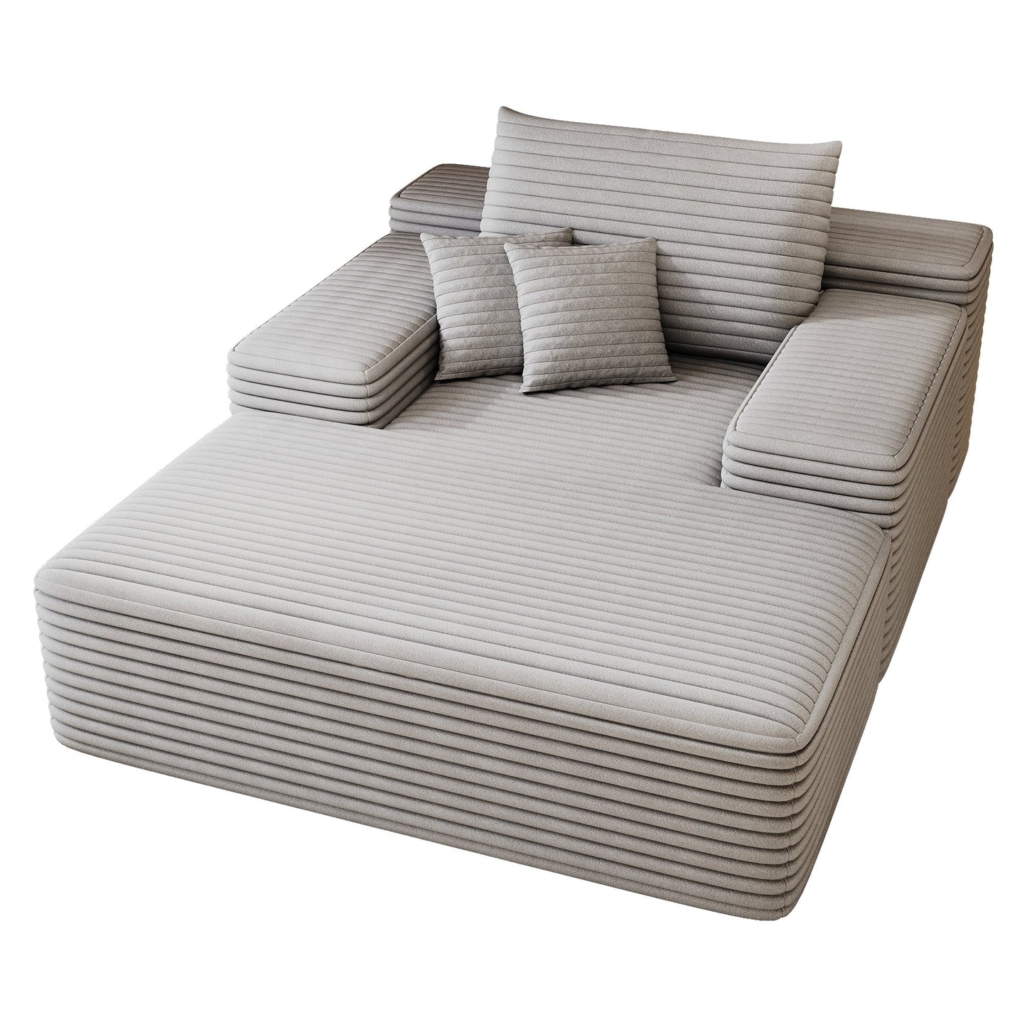 Divano letto imbottito oversize Nebula, divani letto imbottiti Cloud per una lettura e un relax confortevoli