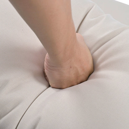 Set di divani componibili da esterno Nestfair da 6 pezzi con tavolini rotondi impilabili e cuscini