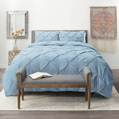 Set copripiumino Nestl Pinch Pleat 3 pezzi