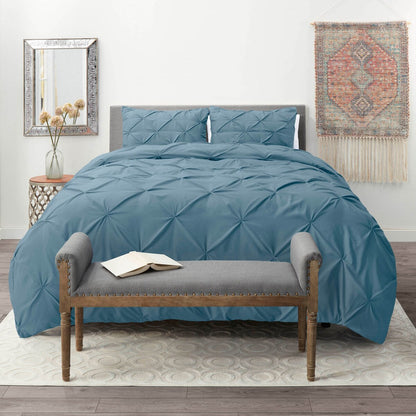 Set copripiumino Nestl Pinch Pleat 3 pezzi