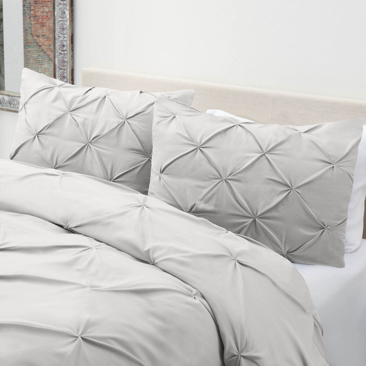 Set copripiumino Nestl Pinch Pleat 3 pezzi