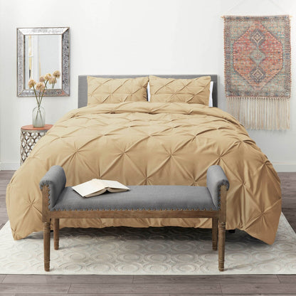 Set copripiumino Nestl Pinch Pleat 3 pezzi