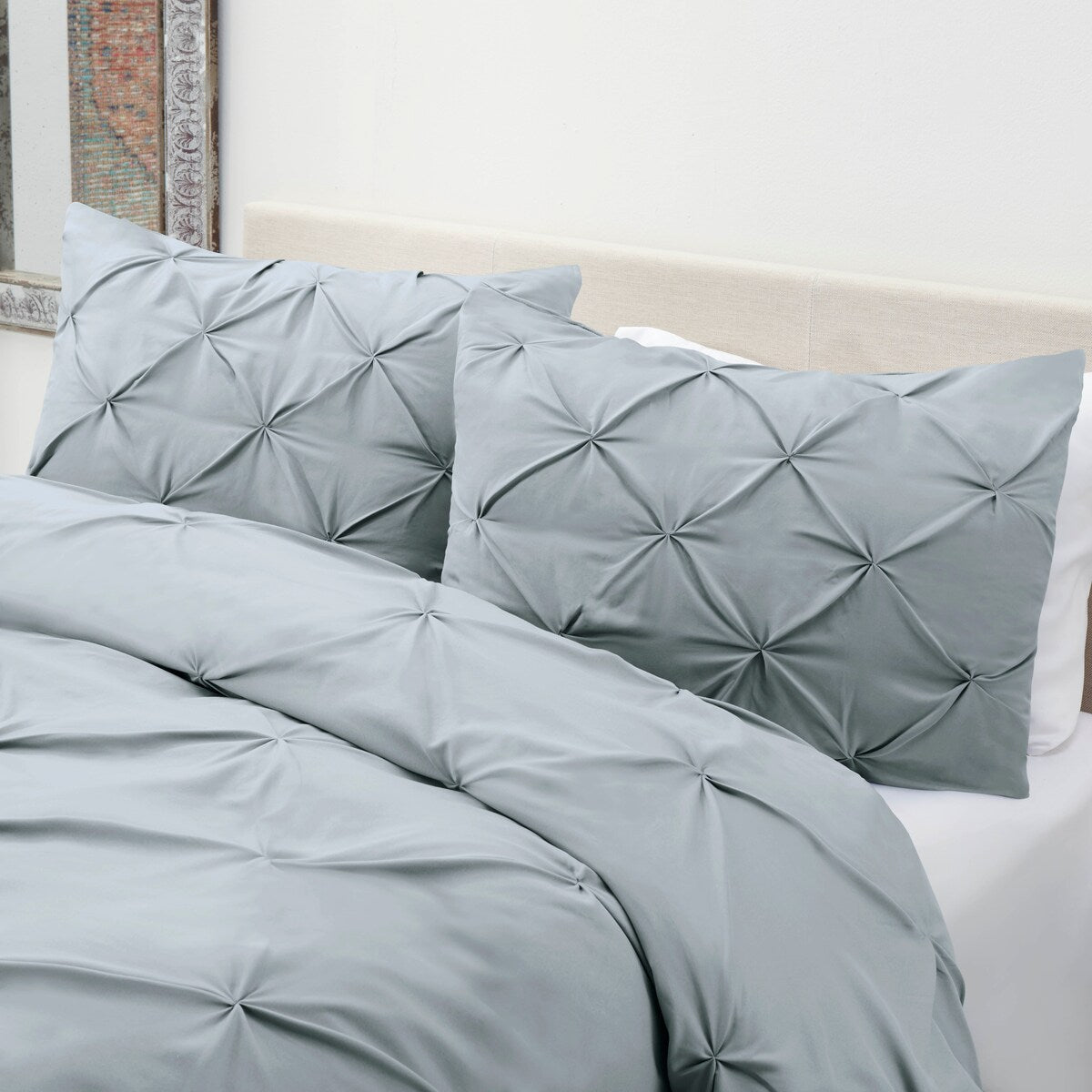 Set copripiumino Nestl Pinch Pleat 3 pezzi