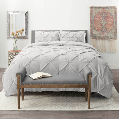 Set copripiumino Nestl Pinch Pleat 3 pezzi