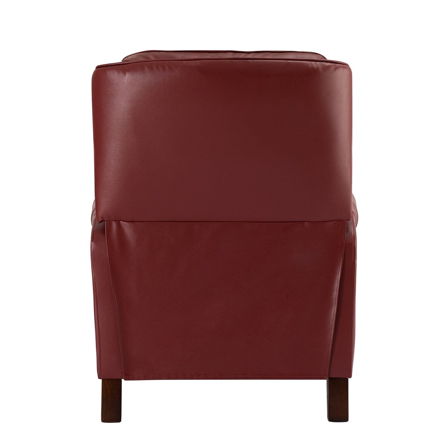 Poltrona reclinabile Nestor Mid Century in vera pelle con gambe in legno massello di HULALA HOME