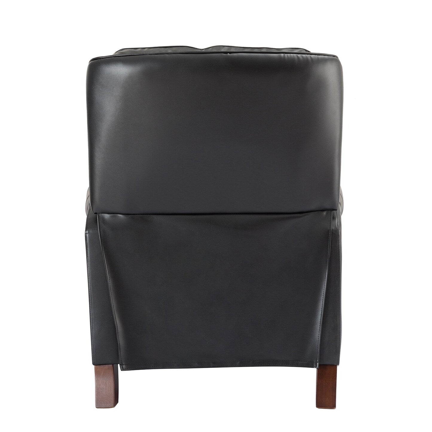 Poltrona reclinabile Nestor Mid Century in vera pelle con gambe in legno massello di HULALA HOME