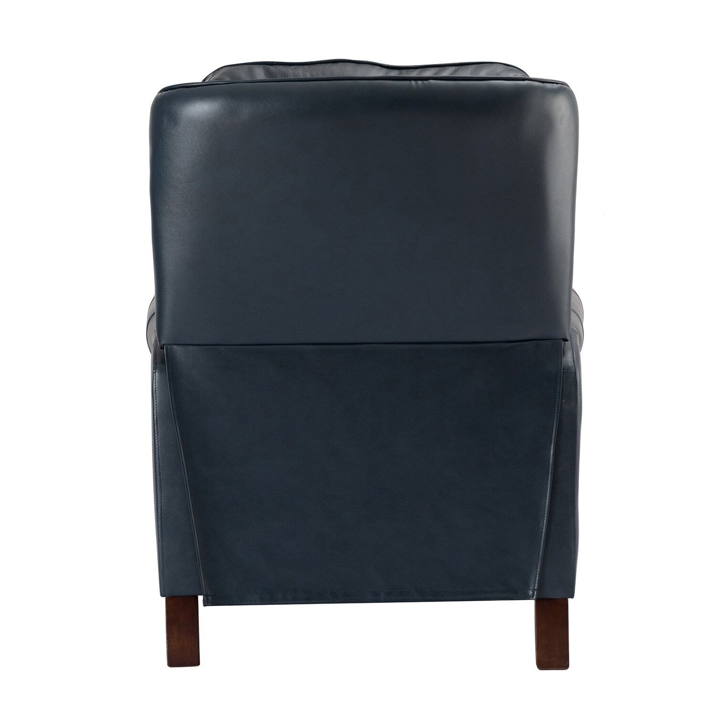 Poltrona reclinabile Nestor Mid Century in vera pelle con gambe in legno massello di HULALA HOME