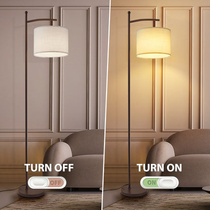 Lampada da terra ad arco a LED dimmerabile Netin 66 con telecomando - N/D