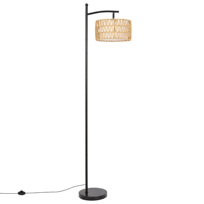 Lampada da terra ad arco a LED dimmerabile Netin 66 con telecomando - N/D