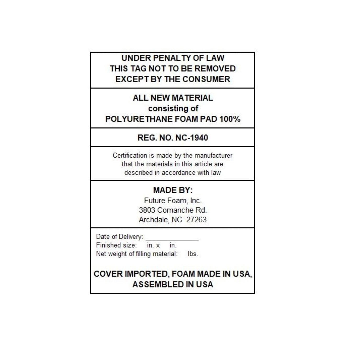 Materasso Neven? Sensory Foam? Premier da 14 pollici - Medio