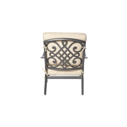 Set da giardino Newbury in alluminio pressofuso da 4 pezzi con seduta profonda