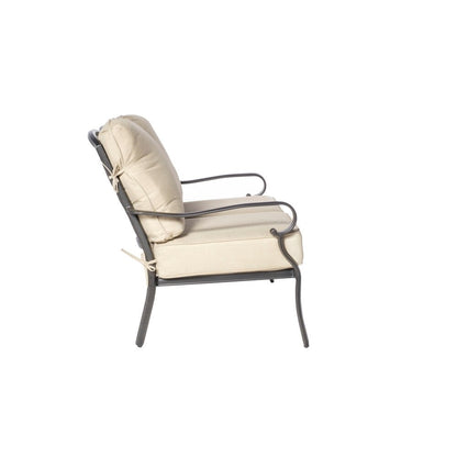 Set da giardino Newbury in alluminio pressofuso da 4 pezzi con seduta profonda