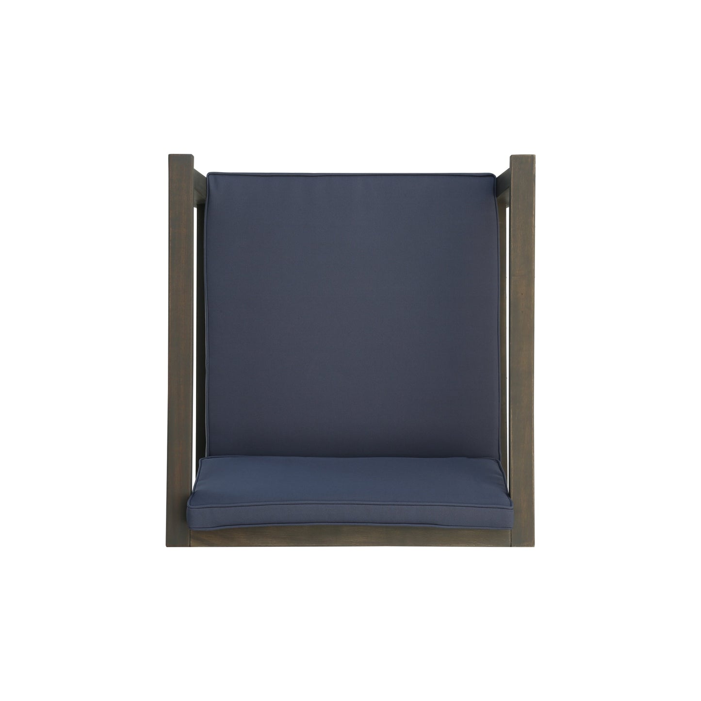 Sedie da esterno in legno di acacia con cuscini Newbury (set da 2) di Christopher Knight Home