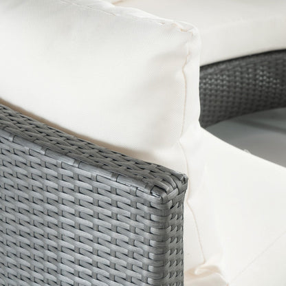 Set di divani componibili in vimini per tutte le stagioni Newton di Christopher Knight Home