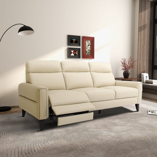 Divano reclinabile in vera pelle con schienale stretto Nimbus Mid-Century Modern